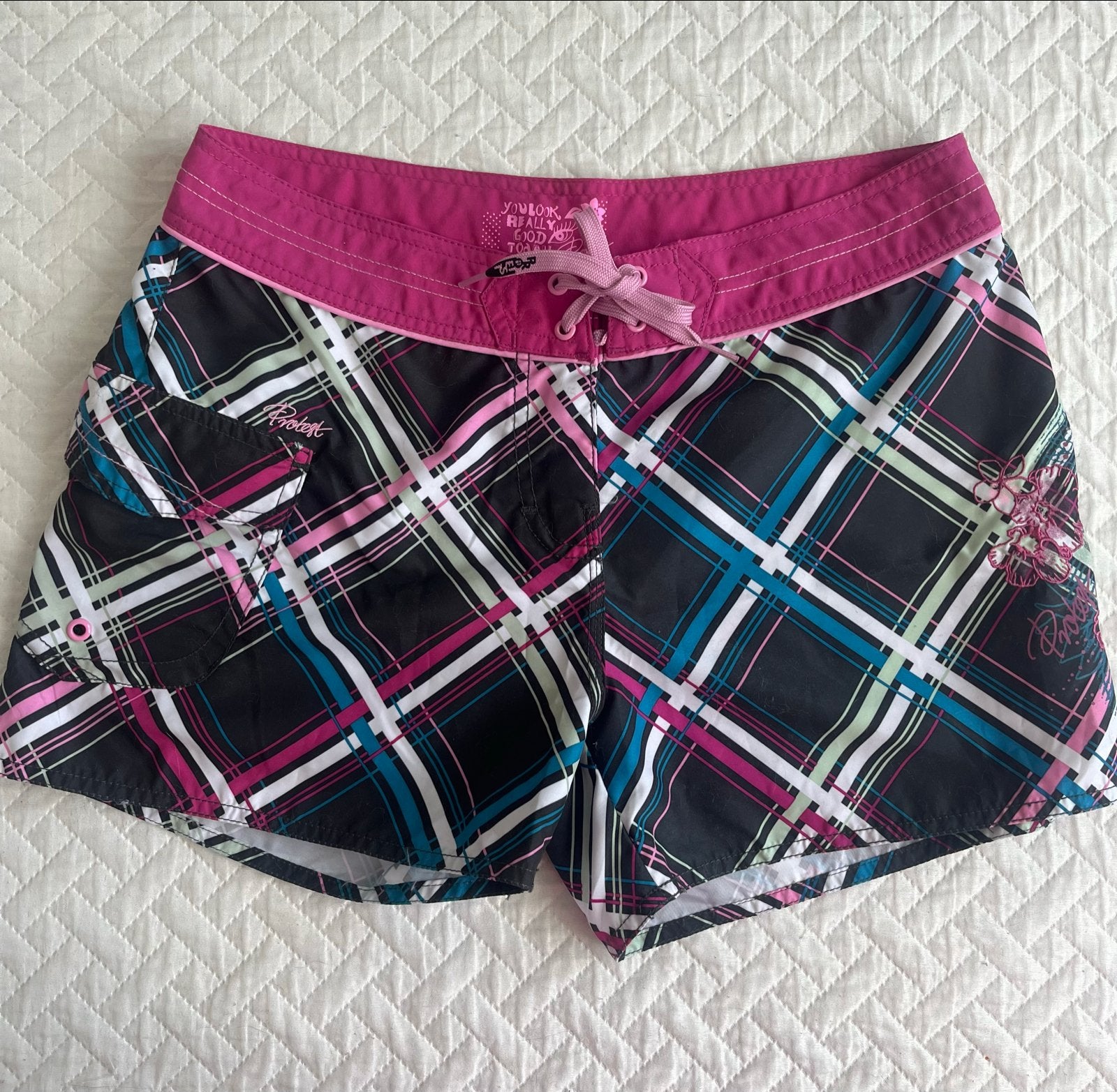 Nieuwe Protest zwemshort roze/zwart (M/38) of set, Ophalen of Verzenden, Nieuw, Roze, Zwembroek of Short