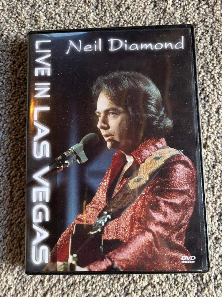 Dvd: Neil Diamond - Live in Las Vegas 1988 (nieuwstaat!), Alle leeftijden, Ophalen of Verzenden, Zo goed als nieuw, Muziek en Concerten