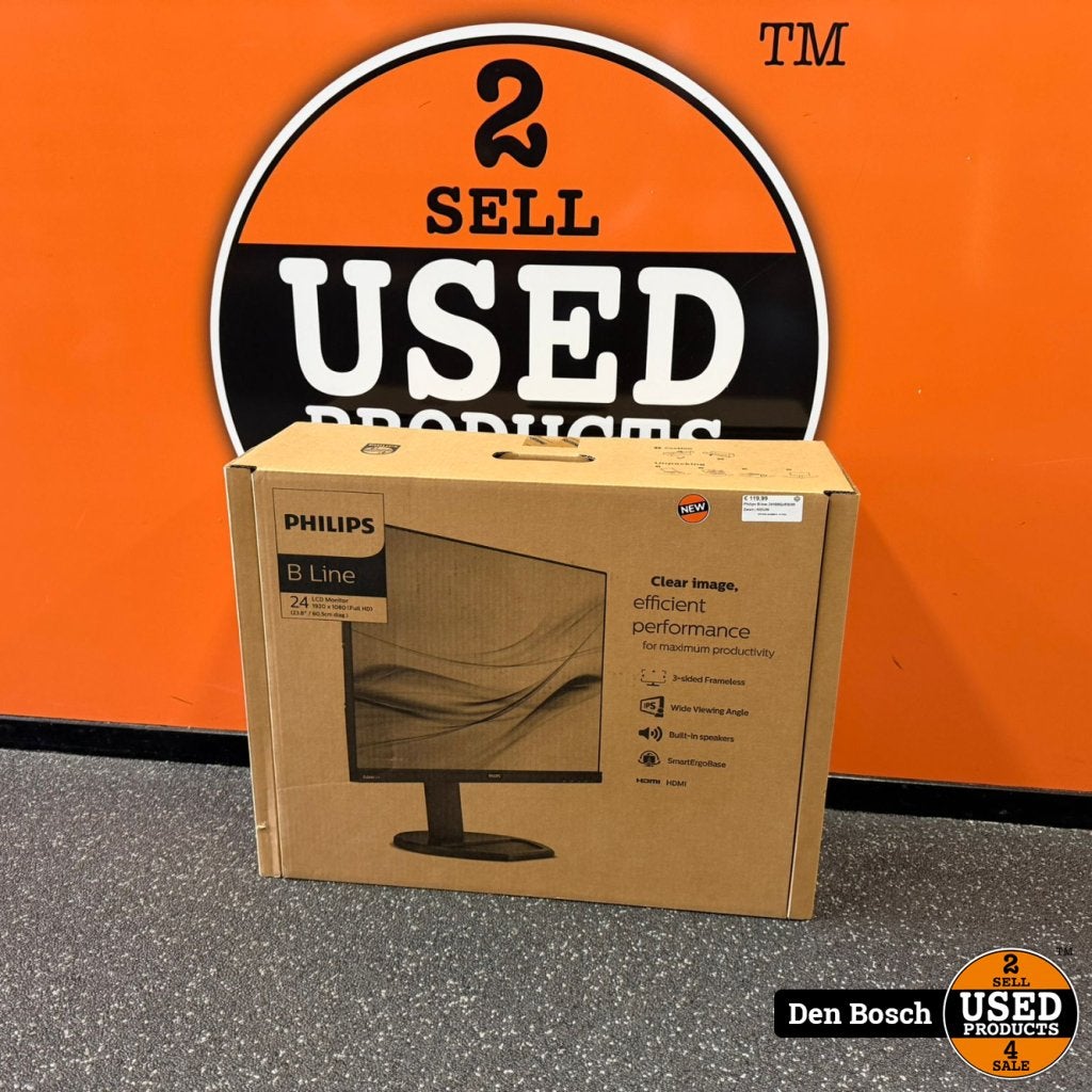 Philips B line 241B8Q Monitor | NIEUW, Computers en Software, Monitoren, Gebruikt