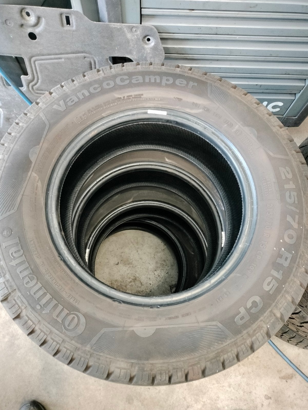 Continental VancoCamper banden 215/70 R15 CP voor campers, Caravans en Kamperen, Ophalen of Verzenden, Gebruikt