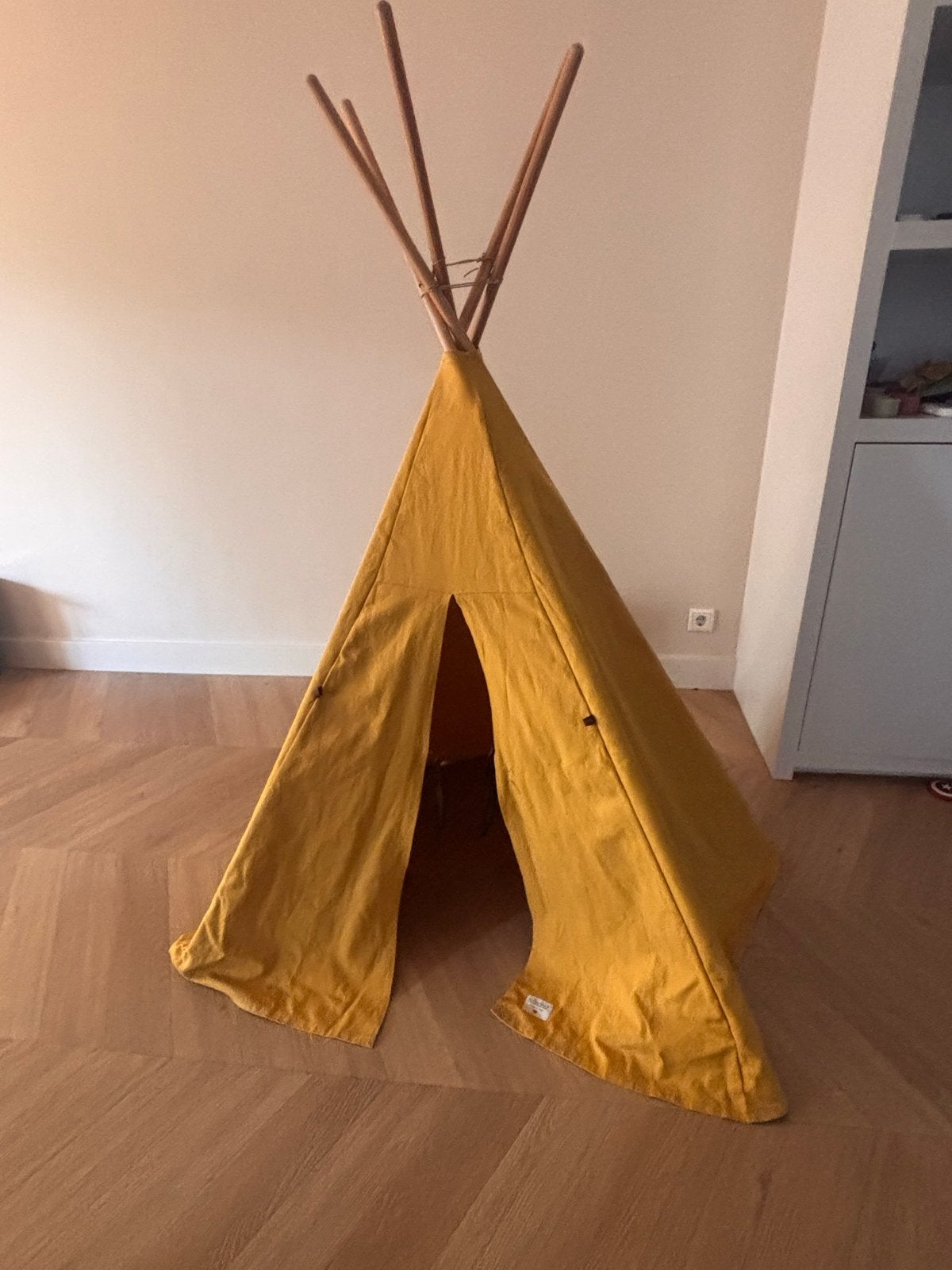 Nobodinoz tipi tent okergeel, Kinderen en Baby's, Ophalen, Gebruikt