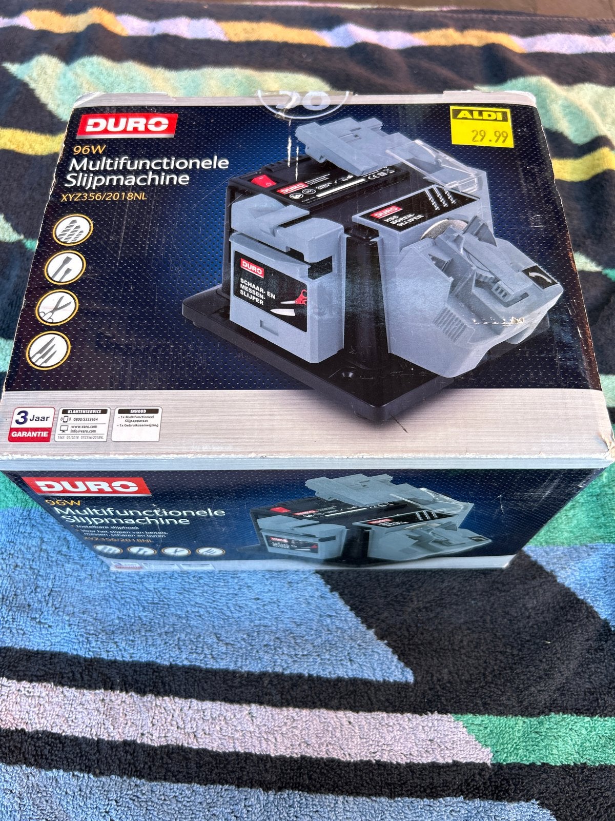 Duro 96W Multifunctionele Slijpmachine - Nieuw in doos, Ophalen of Verzenden, Nieuw, Minder dan 700 watt, Overige typen