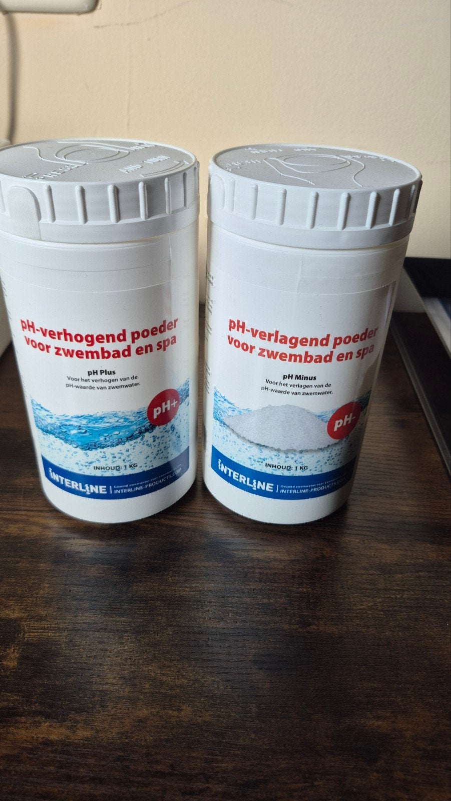 pH Plus en pH Min poeder voor zwembad en spa - Nieuw, Ophalen of Verzenden, Nieuw, Reinigingsmiddel