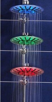 LED Regendouche kop met Temperatuursensor., Sanitair-online.eu, Rolisa25@gmail.com, Nieuw, Ophalen of Verzenden