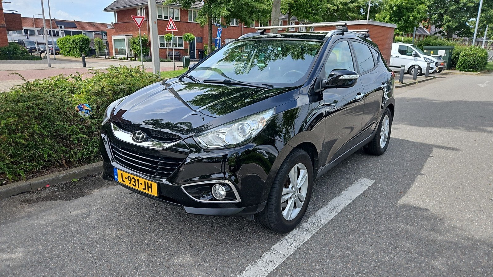 Hyundai iX35 2.0 I Cvvt 4WD 2012 lage km Zwart 156 dkm, Auto's, Hyundai, Particulier, iX35, Benzine, E, SUV of Terreinwagen, Handgeschakeld
