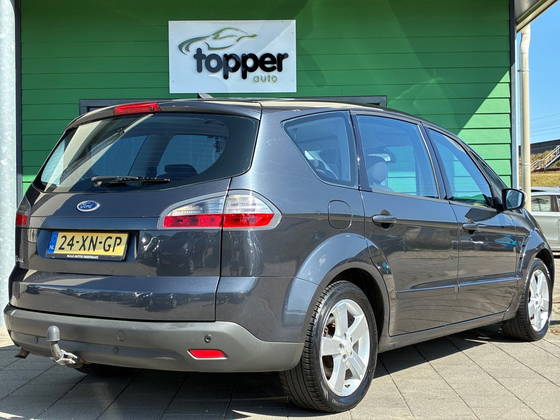 Ford S-Max 2.0-16V|7.Pers|2e Eigenaar|CruiseControl|Trekhaak, Voorwielaandrijving, Gebruikt, 1505 kg, Origineel Nederlands