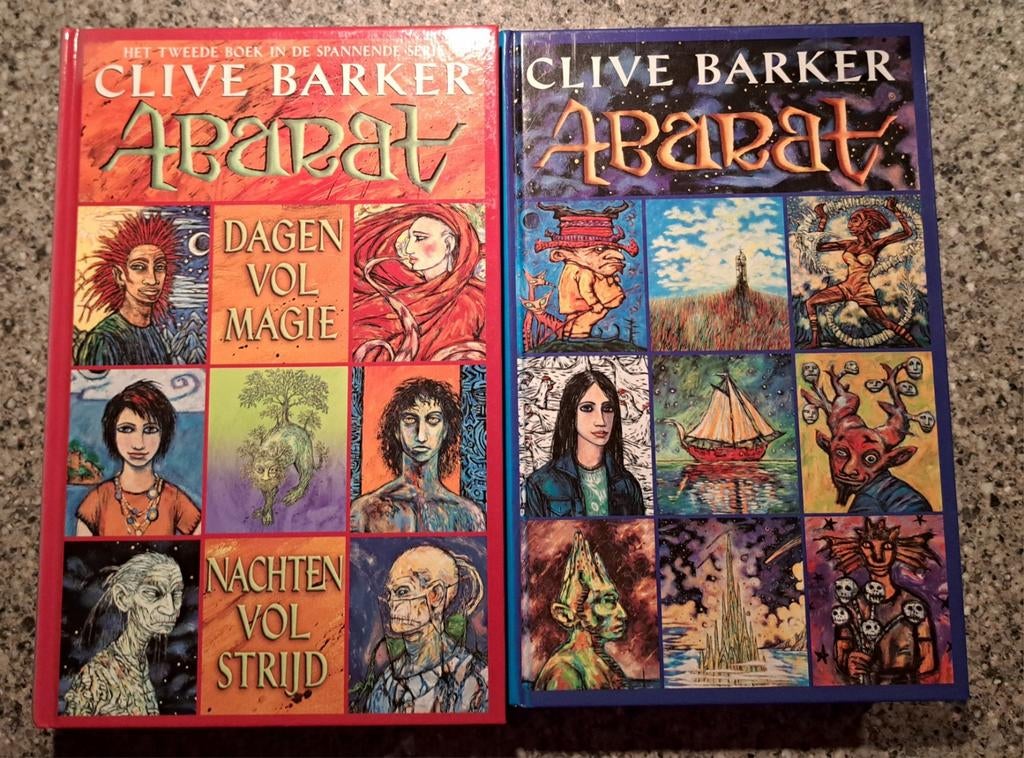 3 boeken Clive Barker: Abarat 1;Dagen vol magie, nachten vol, Boeken, Ophalen of Verzenden, Zo goed als nieuw