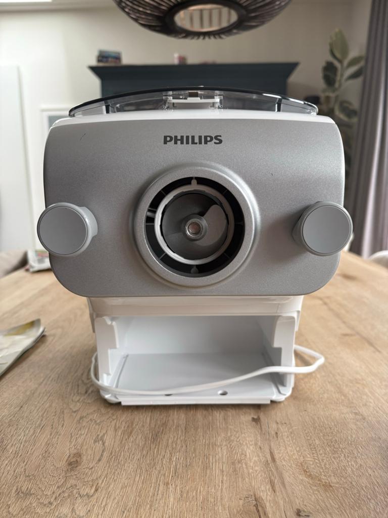 Philips pasta maker, Overige typen, Ophalen of Verzenden, Zo goed als nieuw, Wit
