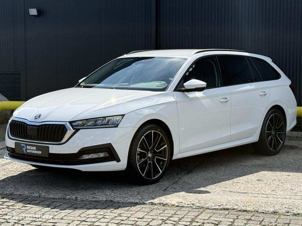 Skoda Octavia Combi 1.0 e-TSI Ambition RS-VELGEN | AUTOMAAT, Gebruikt, Euro 6, Automatische klimaatregeling, Wit