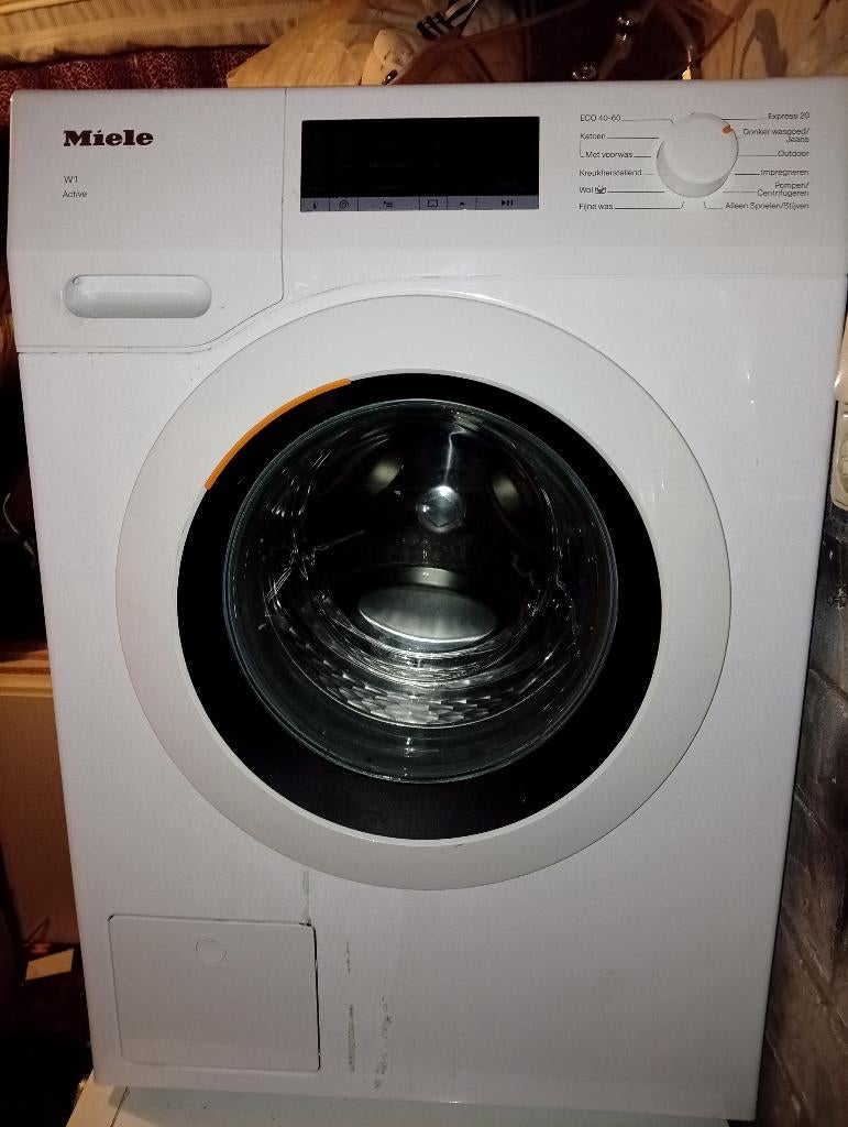 MIELE WCA 030 WCS Wasmachine, Witgoed en Apparatuur, Wasmachines, Gebruikt, Ophalen of Verzenden, Voorlader, 85 tot 90 cm