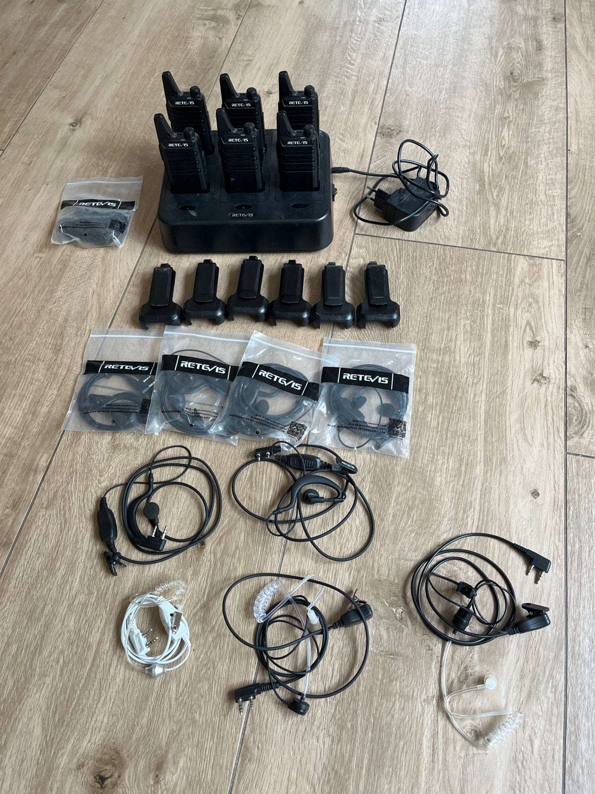 Retevis RT622 Portofoon Set met Oplaadstation en Accessoires, Telecommunicatie, Portofoons en Walkie-talkies, Ophalen of Verzenden
