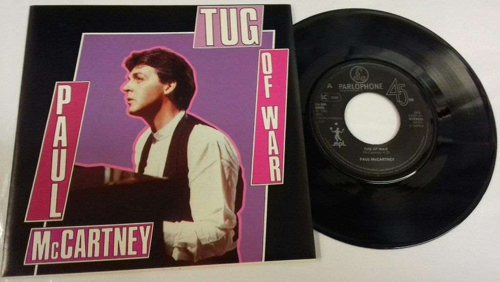 Paul McCartney VINYL SINGLE Tug of War NIEUW Carl Perkins, 7 inch, Nieuw in verpakking, Fotohoes, Verzenden