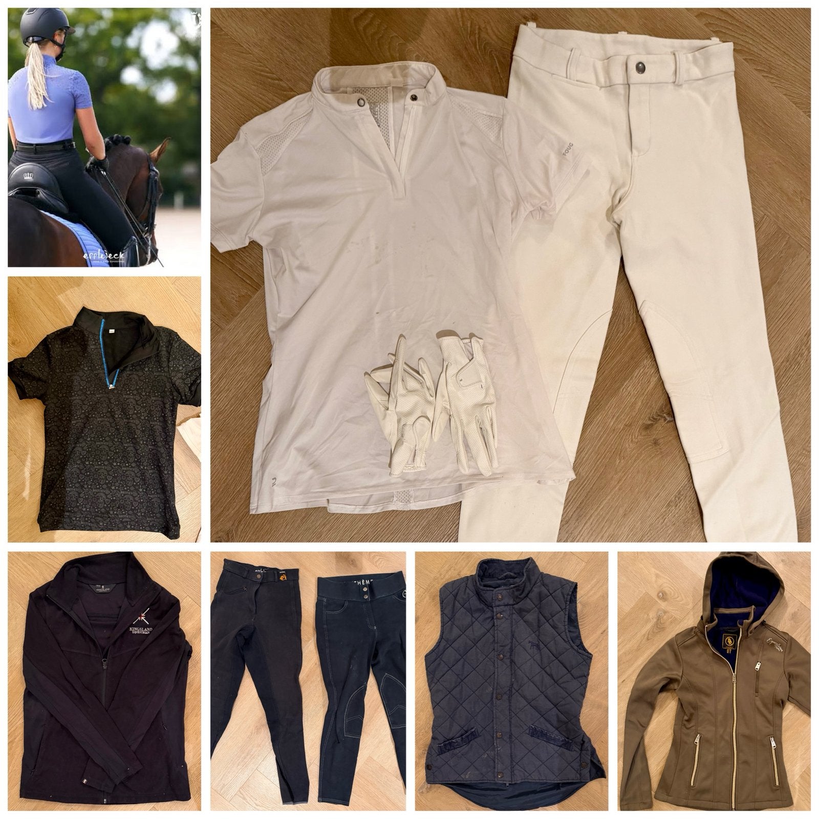 Paardrijkleding maat 152-164, Dieren en Toebehoren, Paardrijkleding, Ophalen, Kinderen, Dressuur, XS