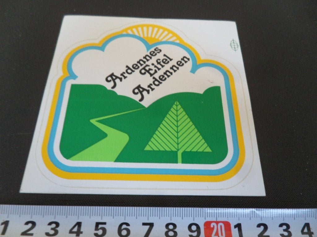 sticker ardennes eifel ardennen *, Ophalen, Zo goed als nieuw