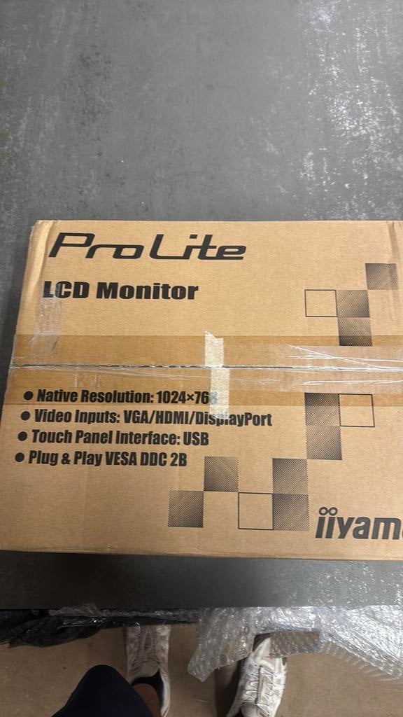 Nieuwe iiyama ProLite 15” Open-Frame Touchscreen Monitor, Ophalen, HDMI, IPS, Touchscreen