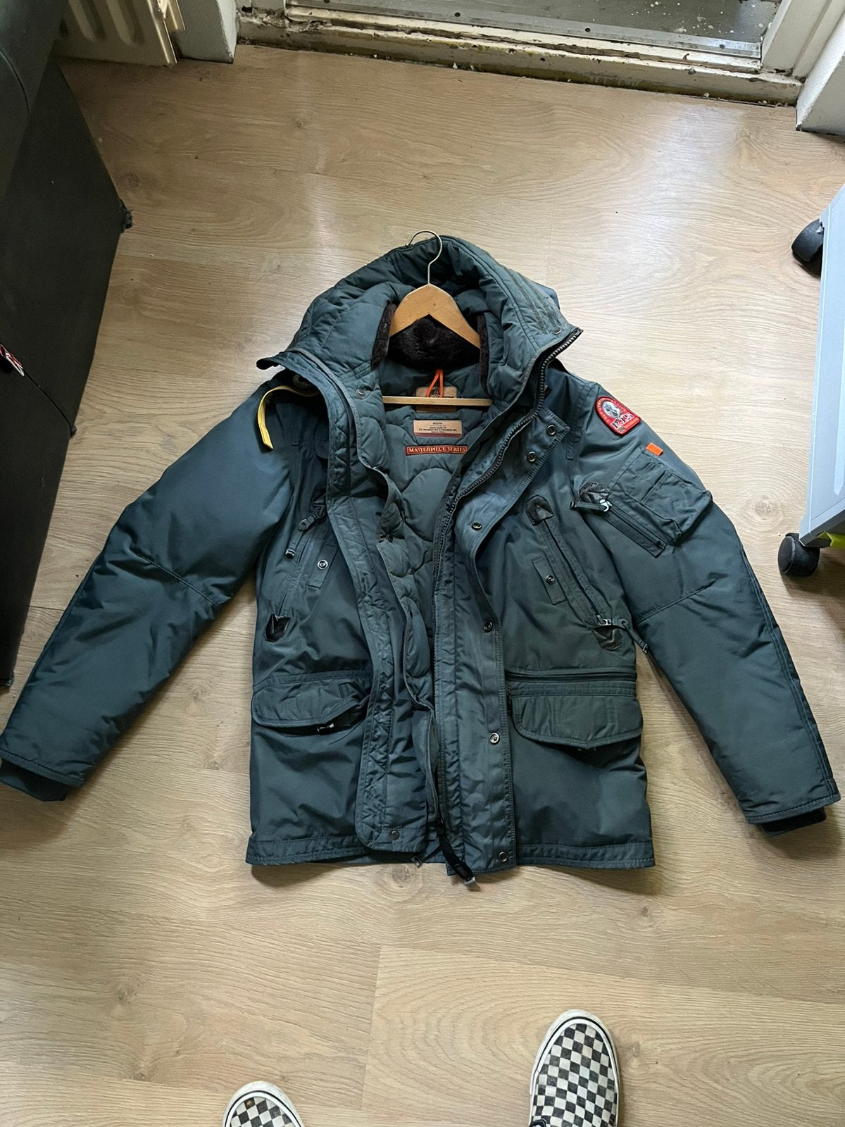 Parajumpers jas, Ophalen of Verzenden, Zo goed als nieuw, Maat 48/50 (M), Blauw