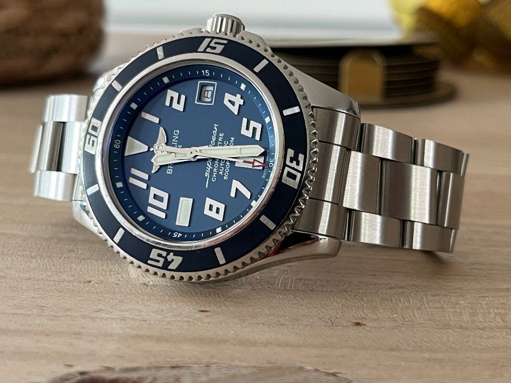 Breitling Superocean 42 full set, Staal, Staal, Breitling, Polshorloge