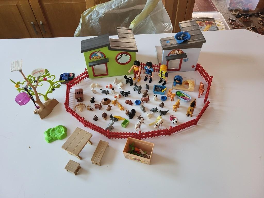 Playmobiel huisdieren station, Ophalen, Zo goed als nieuw, Los playmobil