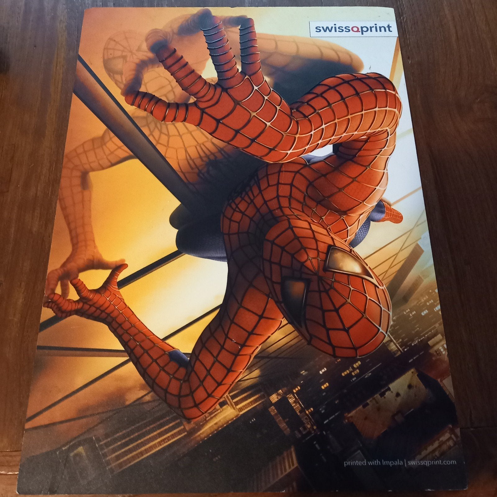 Unieke Spider-Man 3D Reliëf Poster – swissQprint Impala Demo, Verzenden, Kuifje, Plaatje, Poster of Sticker