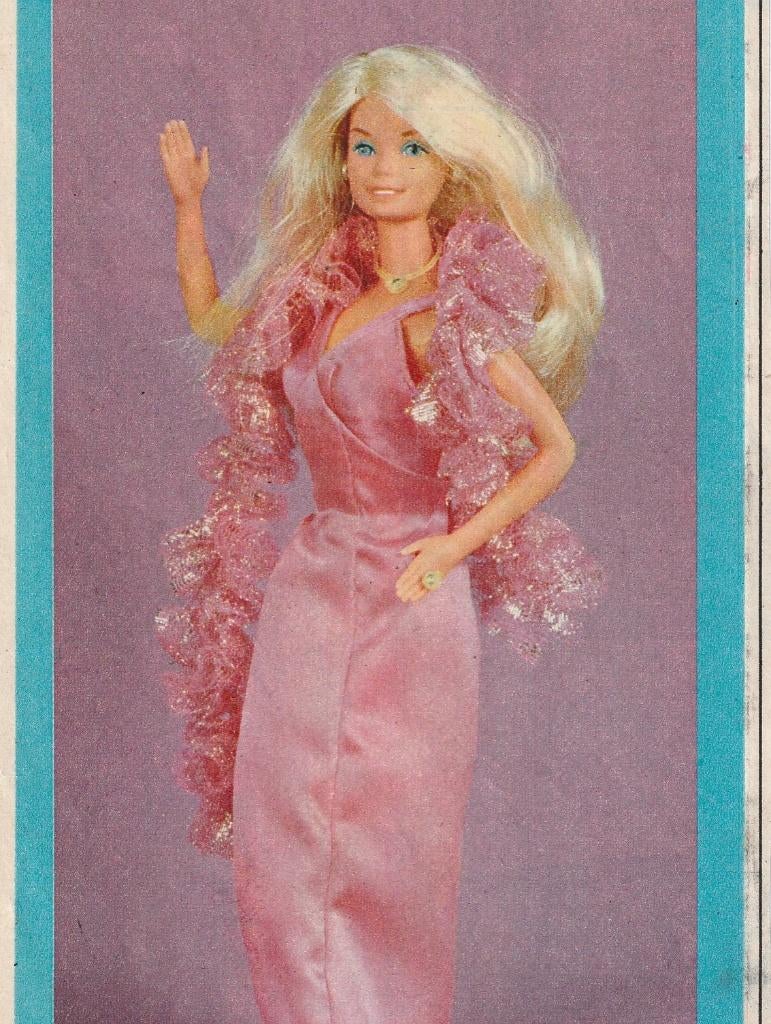 retro reclame 1977 Mattel Barbie pop een echte superster, Verzenden, Overige typen