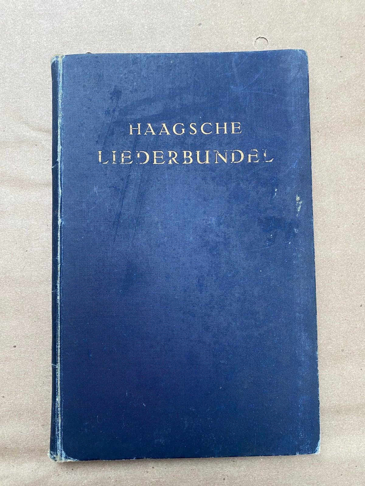 Haagsche Liederenbundel (1924) Den Haag, Muziek en Instrumenten, Ophalen of Verzenden, Gebruikt, Artiest of Componist