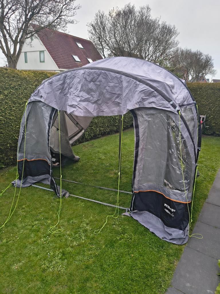 Berger Air Garda 4 Deluxe zonder deur en klein scheurtje, Caravans en Kamperen, Tenten, Ophalen, Gebruikt