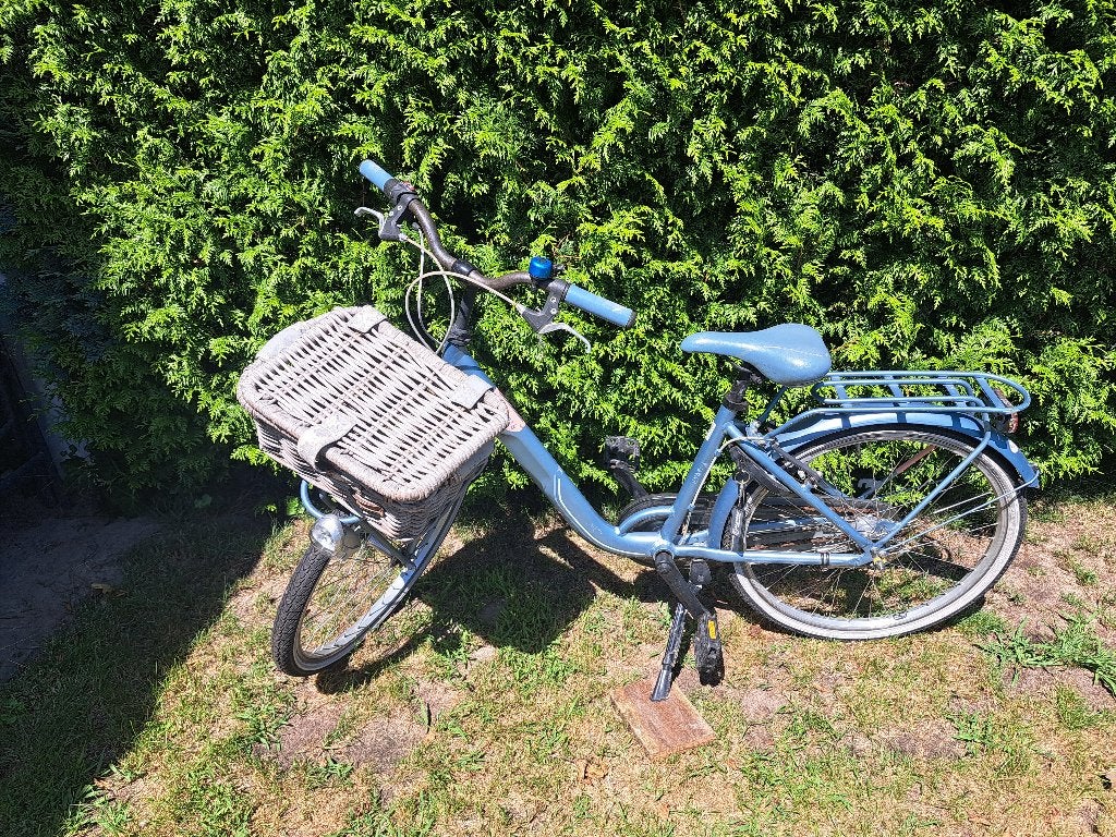 Lichtblauwe kinderfiets vanaf 8 jaar ofzo, Ophalen, Gebruikt, 16 tot 20 inch, Batavus