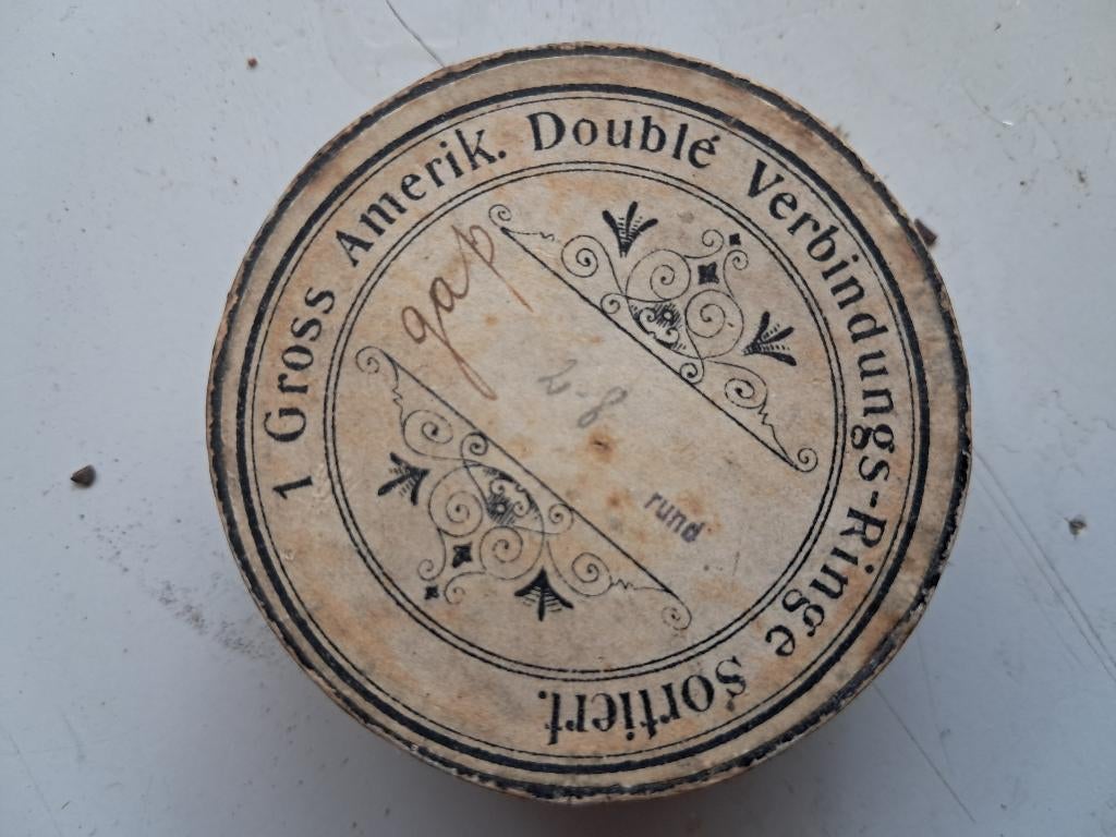 verbanddoosje-,1 gross Amerik Double Verbindungs-Ringe, Ophalen of Verzenden