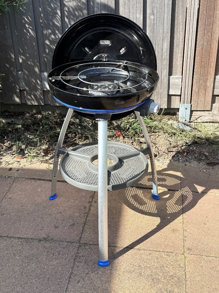 Cadac Carri Chef 2 BBQ met grillplaat, paellapan en wok, Caravans en Kamperen, Ophalen, Gebruikt