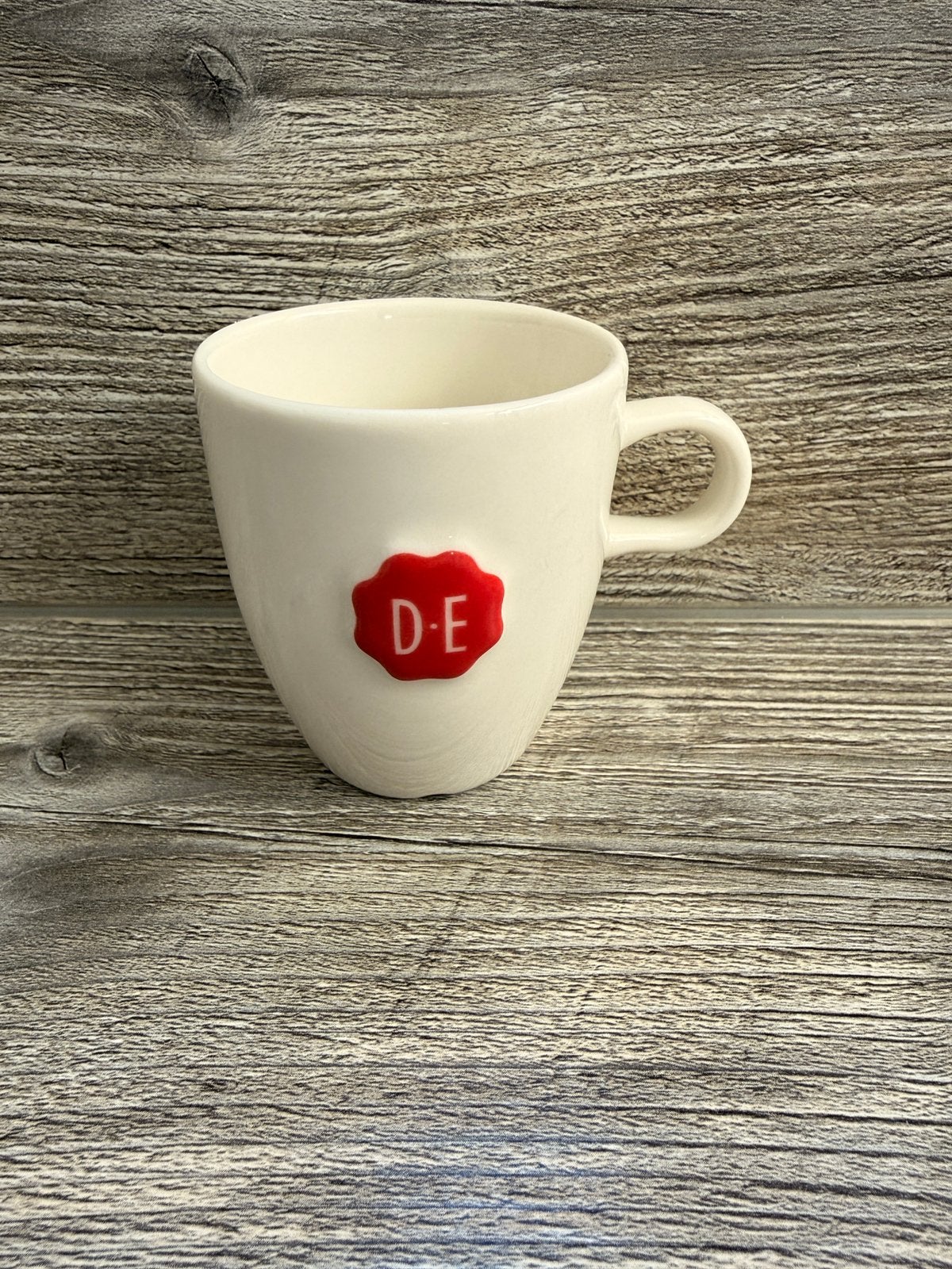 Mooie Douwe Egberts mokken - ideaal voor koffie/thee, Keramiek, Ophalen of Verzenden, Zo goed als nieuw, Overige stijlen