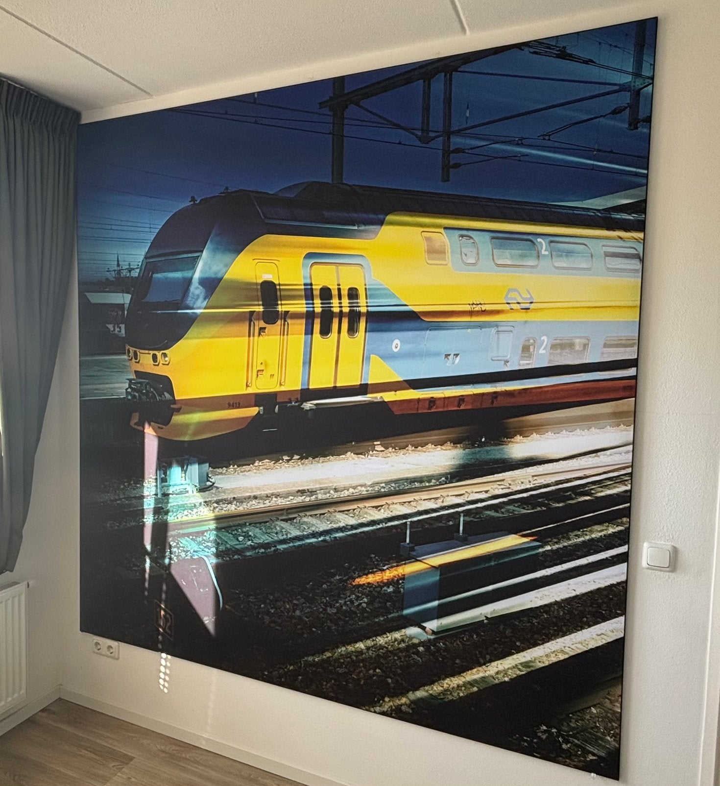 Unieke trein (VIRM) foto op peesdoek, Ophalen, Nieuw, 125 cm of meer, Foto of Poster