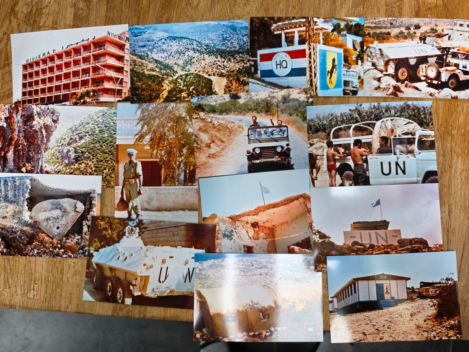Collectie Unifil originele foto's. Dutchbat. Libanon. 4., Ophalen of Verzenden, Landmacht, Nederland, Foto of Poster