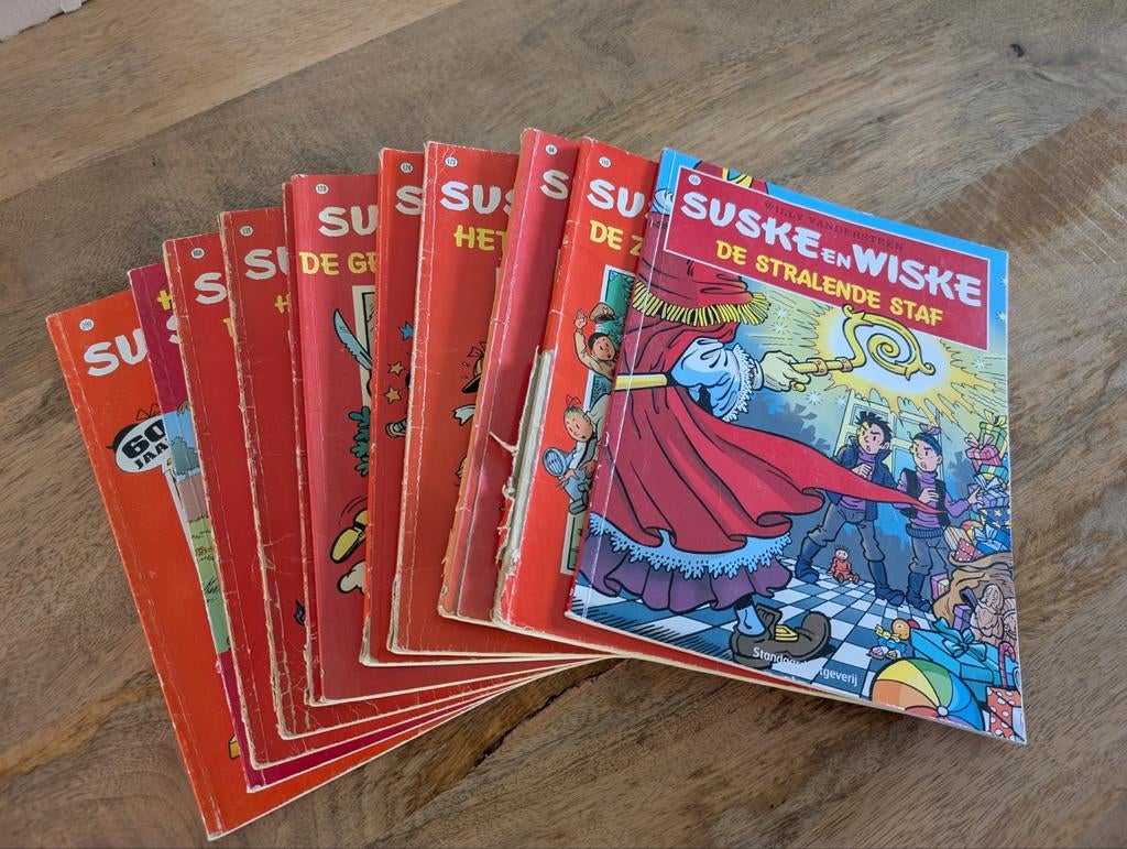 Suske en Wiske 11x + 1x klein Suske en Wiske, Gelezen, Overige gebieden, Willy Vandersteen, Ophalen of Verzenden