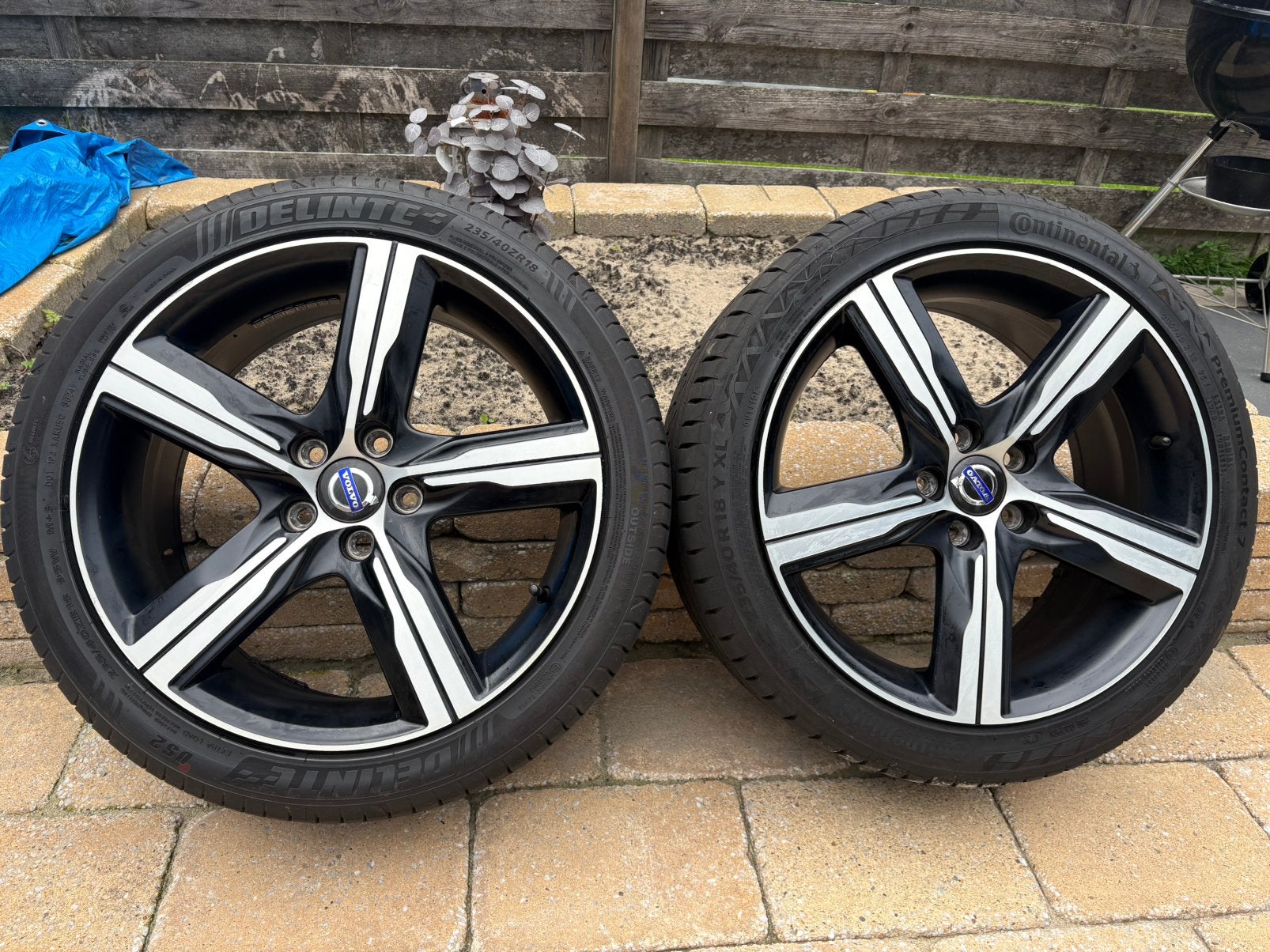 Originele Volvo Ixion R-Design velgen 18 inch, Auto-onderdelen, Ophalen, 18 inch, Velg(en), 235 mm