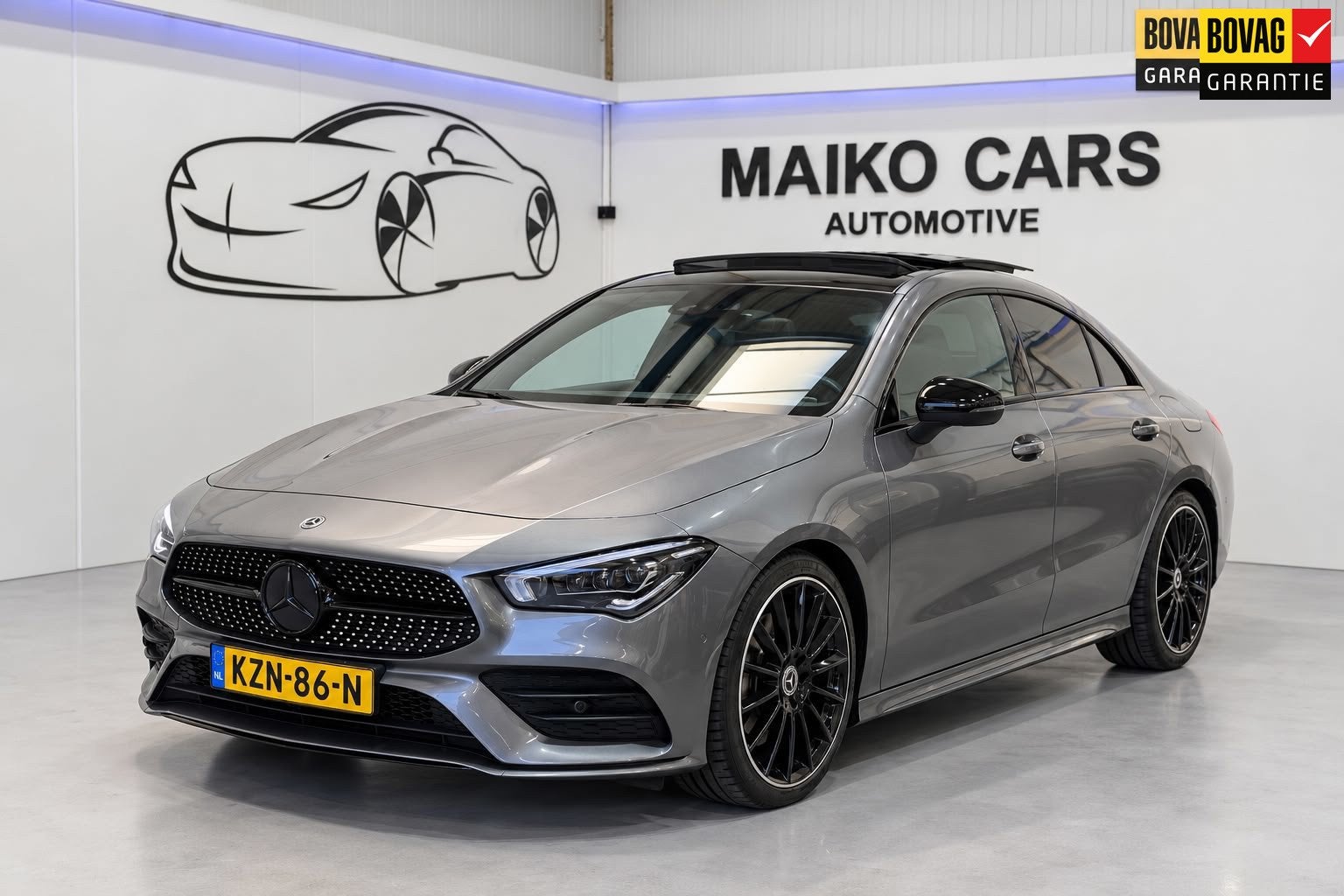 Mercedes-Benz CLA-klasse 250 4MATIC AMG LINE PANORAMA SFEERV, Auto's, Automaat, 15 km/l, Gebruikt, Zwart