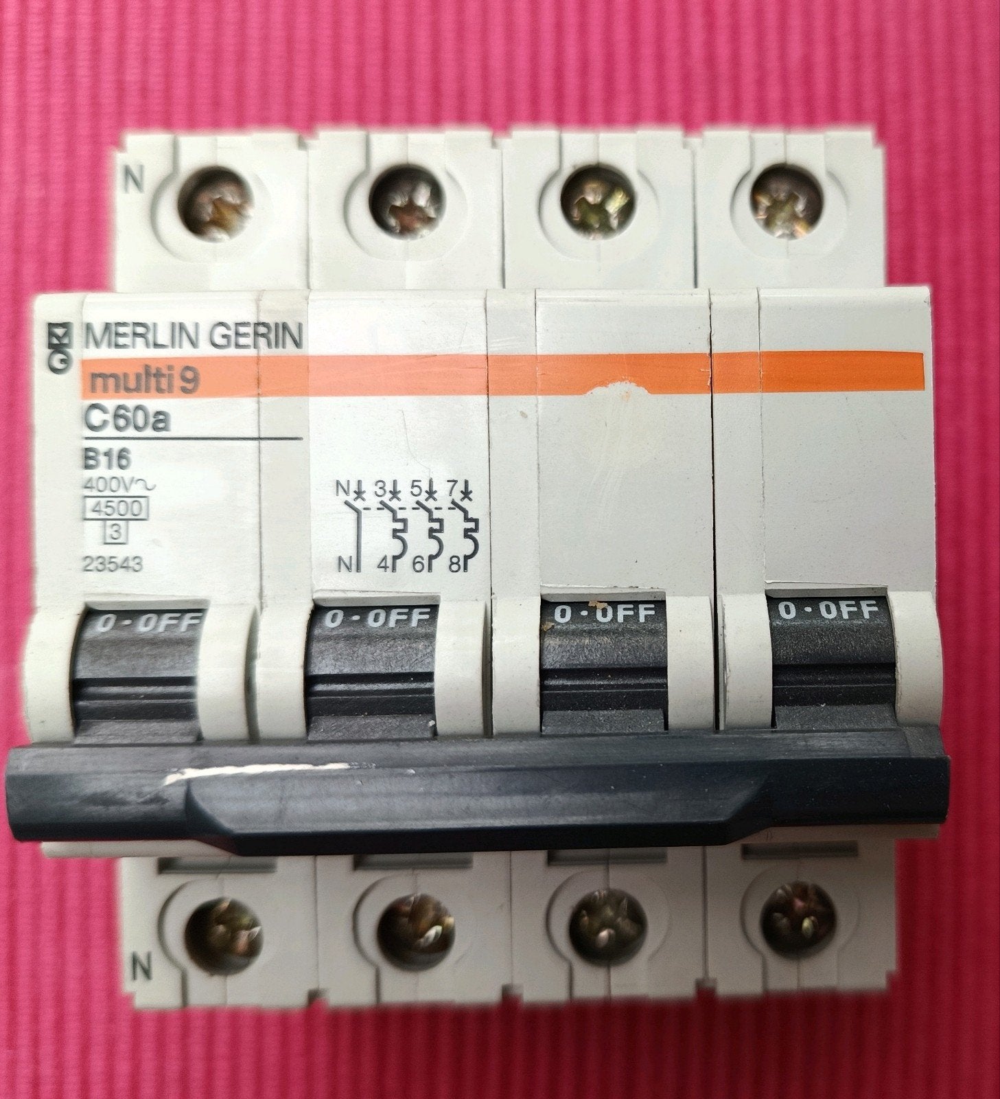 Merlin Gerin Multi9 C60A B16 Stroomonderbreker, Ophalen of Verzenden