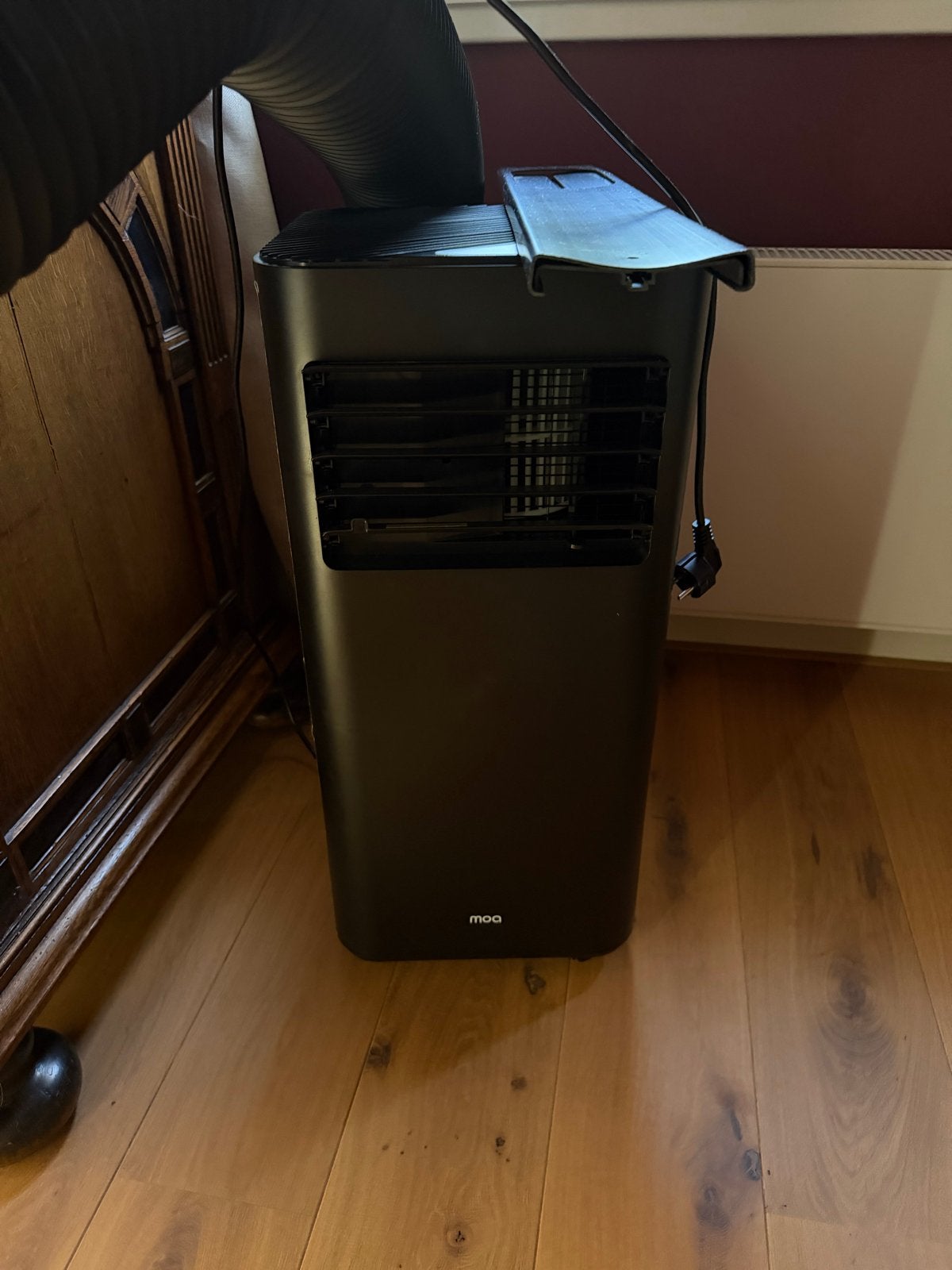 Moa Mobiele Airco 9000 BTU - Koel en Ontvochtig, Ophalen, Minder dan 60 m³, 2 snelheden, Zo goed als nieuw