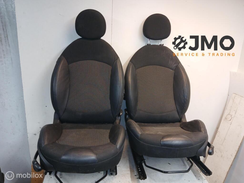 Bekledingset zwart Mini R56  Cooper 2006-2014, Auto-onderdelen, Interieur en Bekleding, Gebruikt, Mini, Ophalen of Verzenden, Mini