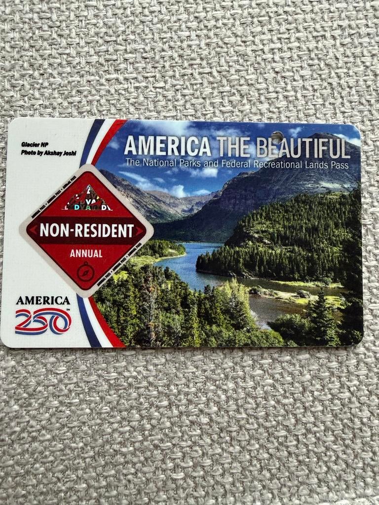 America the beautiful jaarpas - april 2027, Drie personen of meer, Ticket of Toegangskaart
