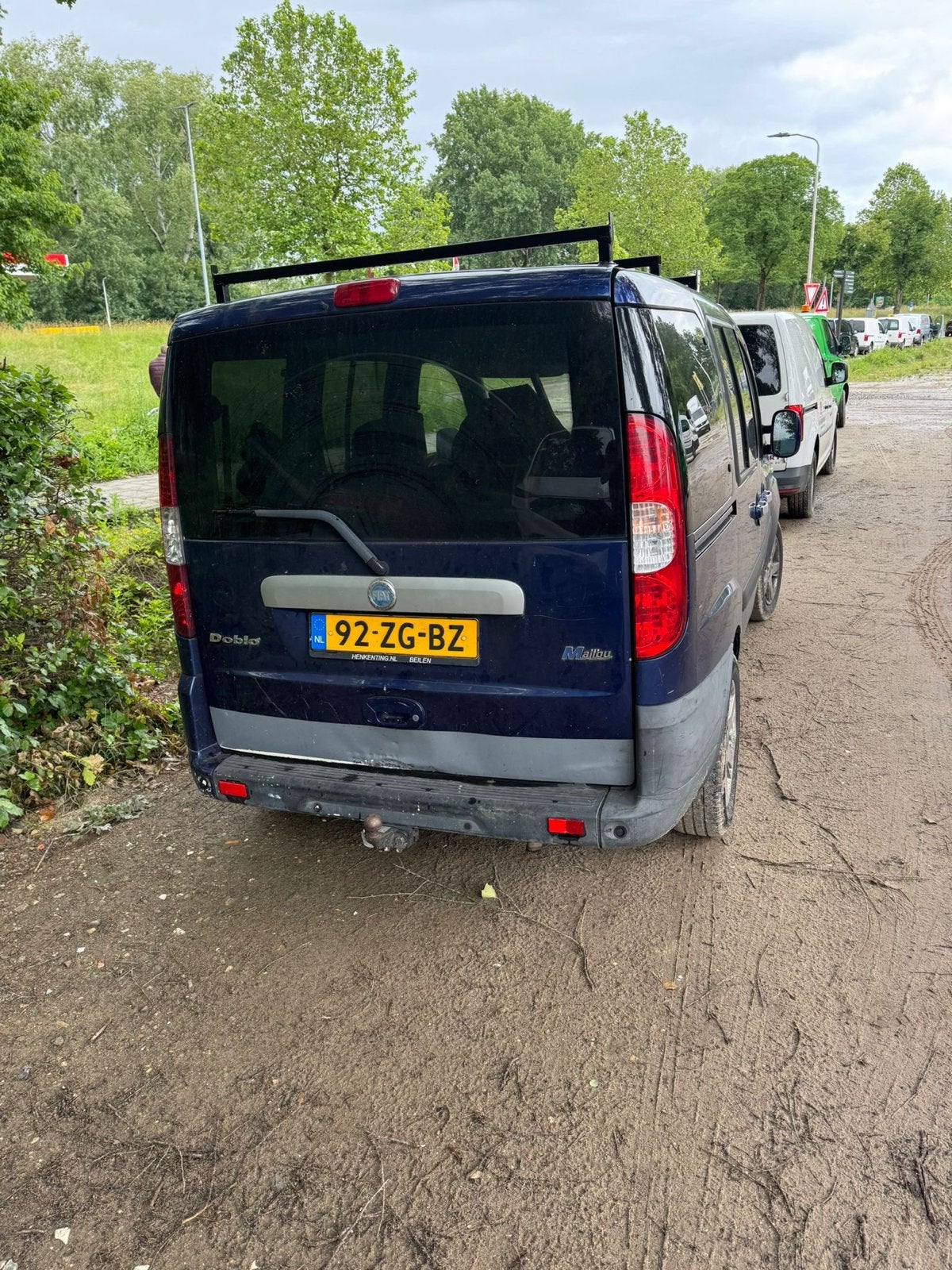 Fiat Doblo 1.4 2008 Blauw , geldig APK, Auto's, Fiat, Voorwielaandrijving, Doblo, Blauw, Handgeschakeld