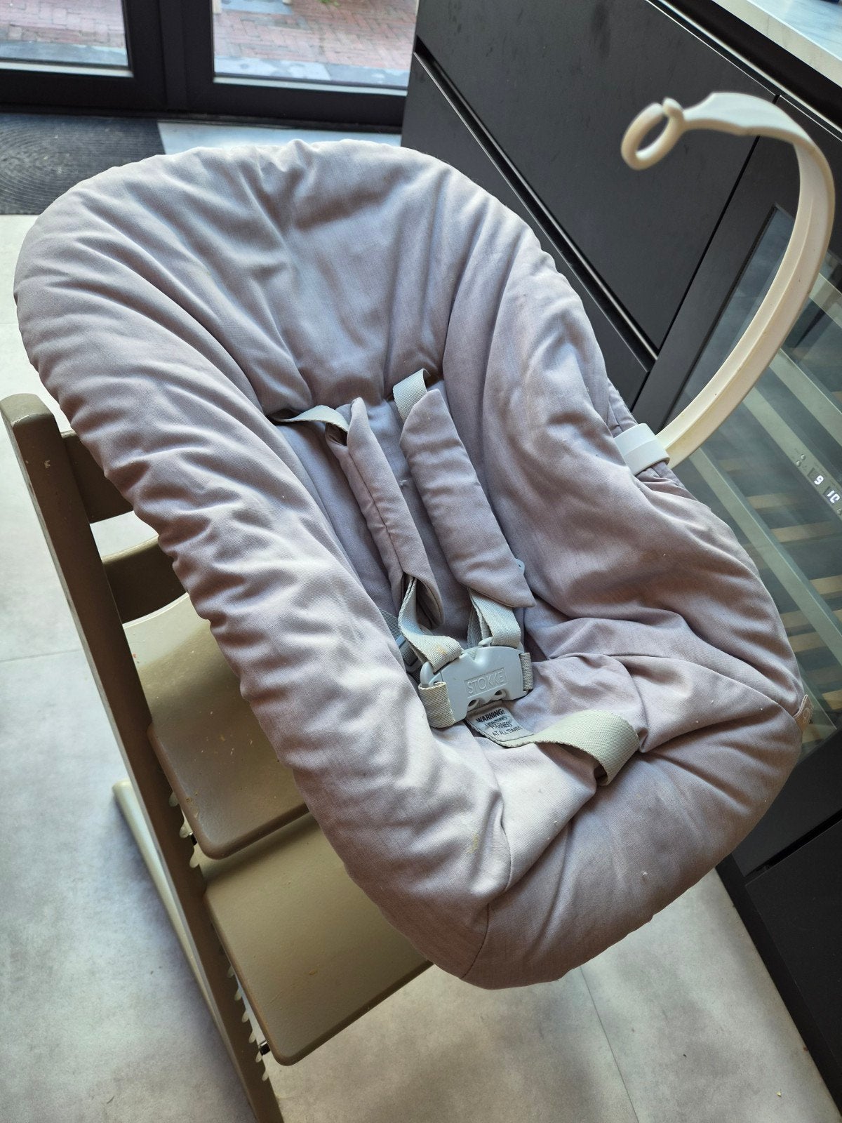 Newbornset Stokke, Kinderen en Baby's, Kinderstoelen, Ophalen, Zo goed als nieuw, Overige typen, Gordel(s)