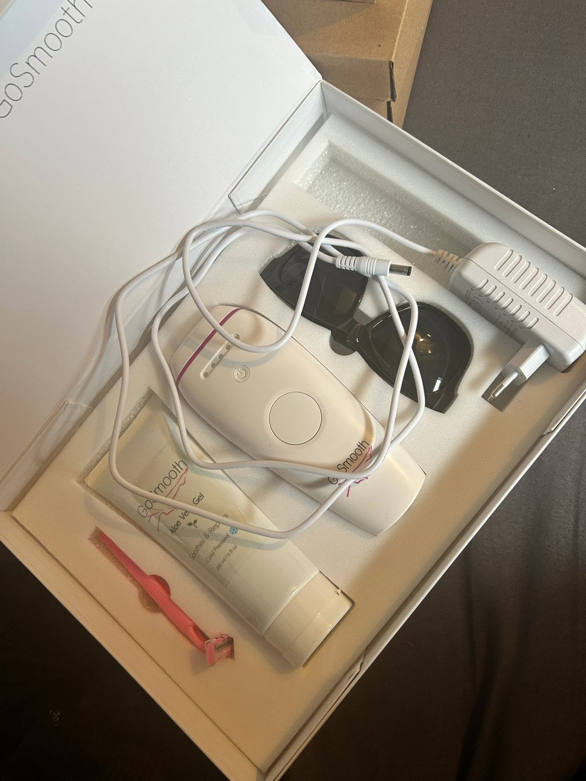 GoSmooth IPL Intense Pulsed Light Kit - Ontharing, Ophalen of Verzenden, Zo goed als nieuw, Scheren en Epileren