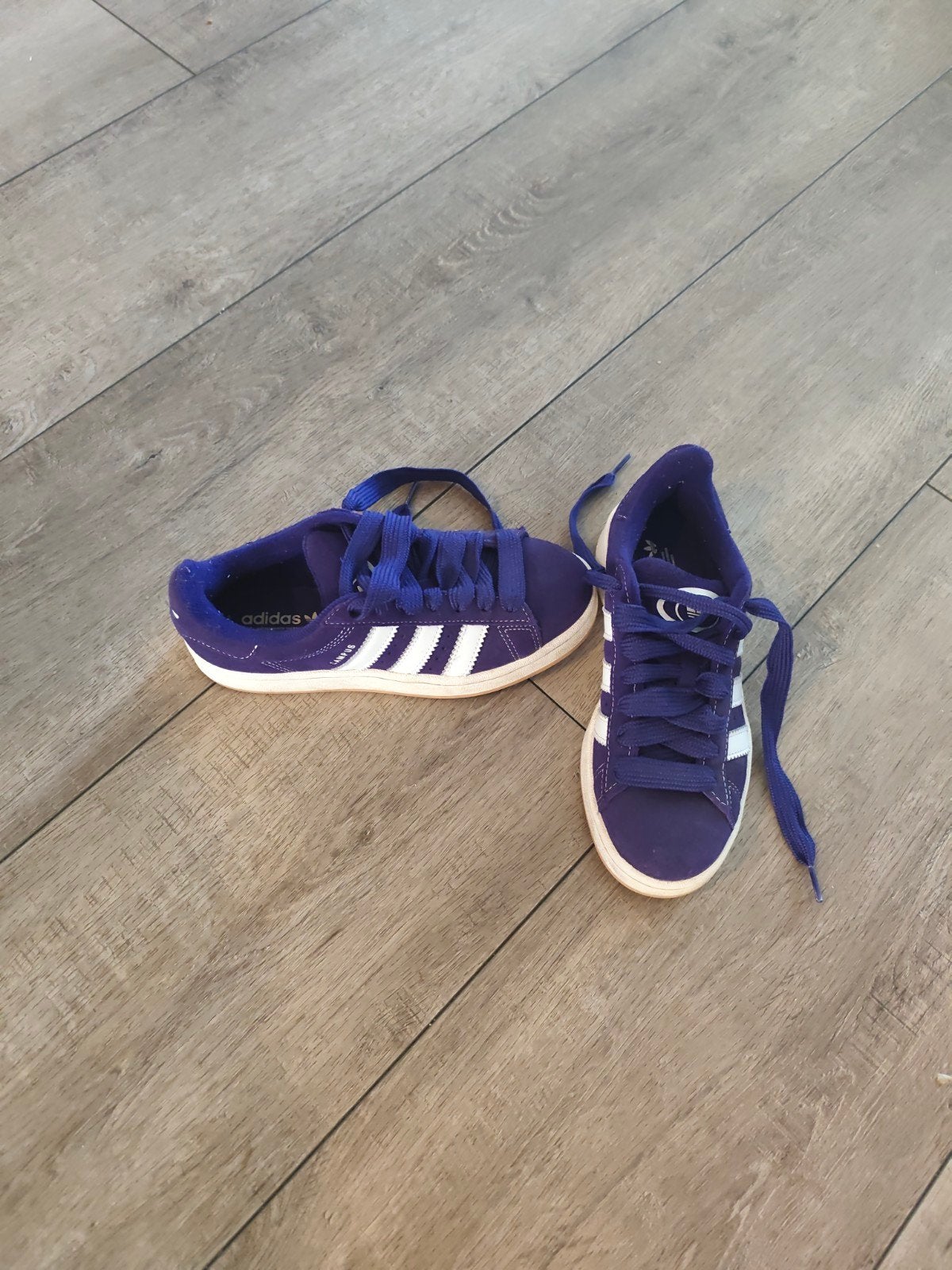 Adidas Campus Paarse Sneakers - Maat 36 2/3, Overige kleuren, Adidas, Ophalen of Verzenden, Sneakers of Gympen