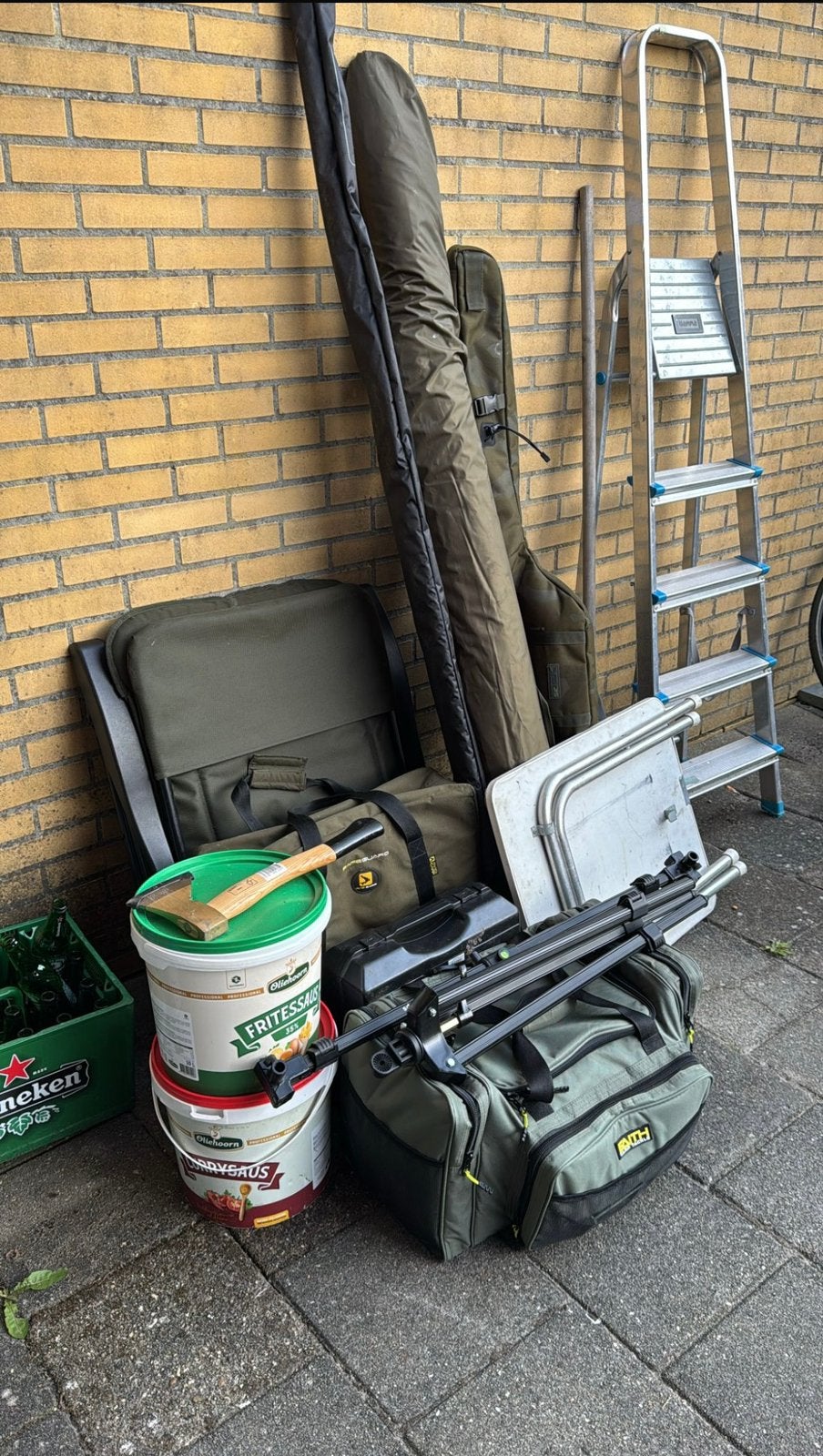 Complete karper set, Ophalen, Zo goed als nieuw, Complete set