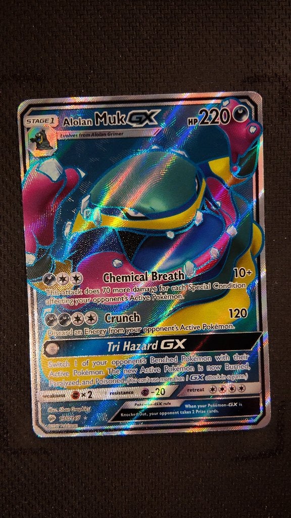 Alolan Muk-GX 1 138 Burning Shadows | Pokemon kaart, Ophalen, Nieuw, Losse kaart, Foil