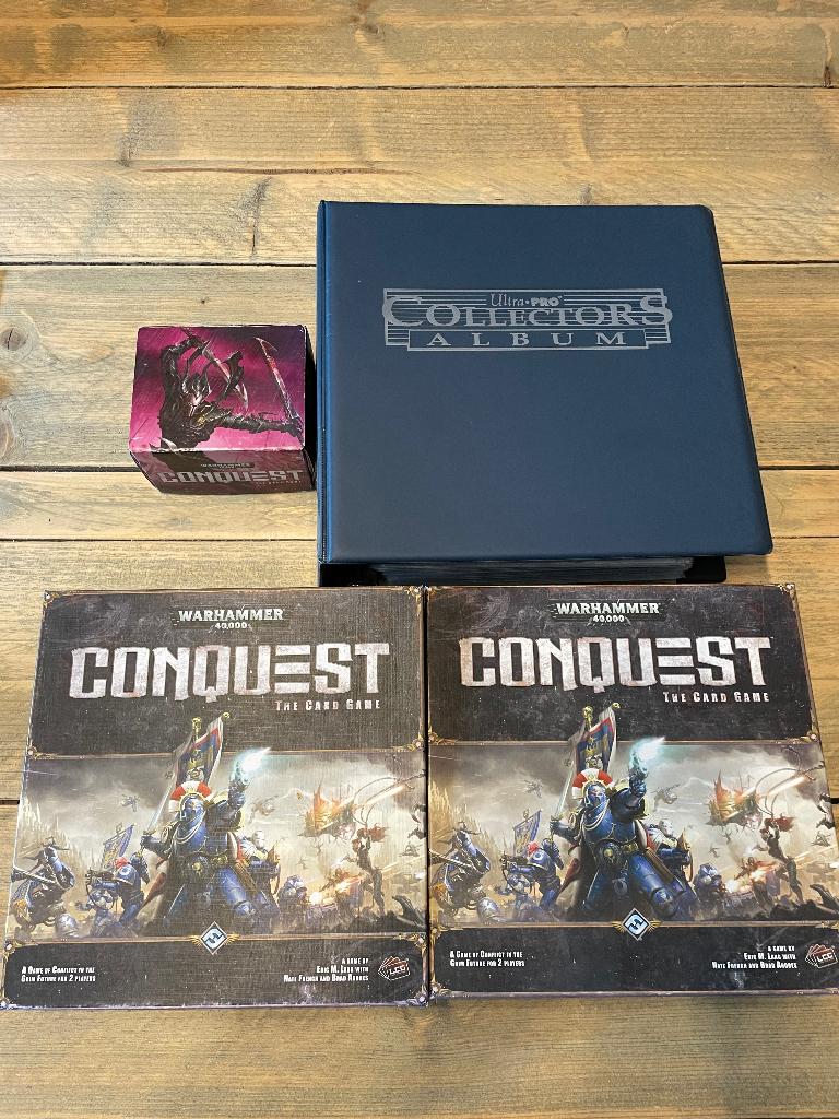 Warhammer 40K  Conquest The CardGame, Een of twee spelers, Ophalen of Verzenden, Zo goed als nieuw, Fantasy Flight Games