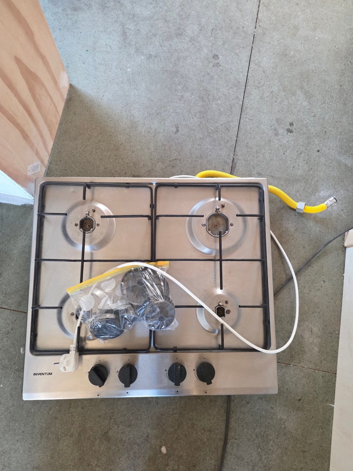 Inventum Gaskookplaat 4-pits - Inbouw, Ophalen, Gebruikt, Minder dan 85 cm, 60 cm of meer