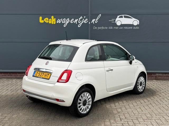 Fiat 500 1.0 Hybrid Dolcevita *carplay *climate *cruise *lmv, Voorwielaandrijving, Euro 6, 4 stoelen, Leder en Stof