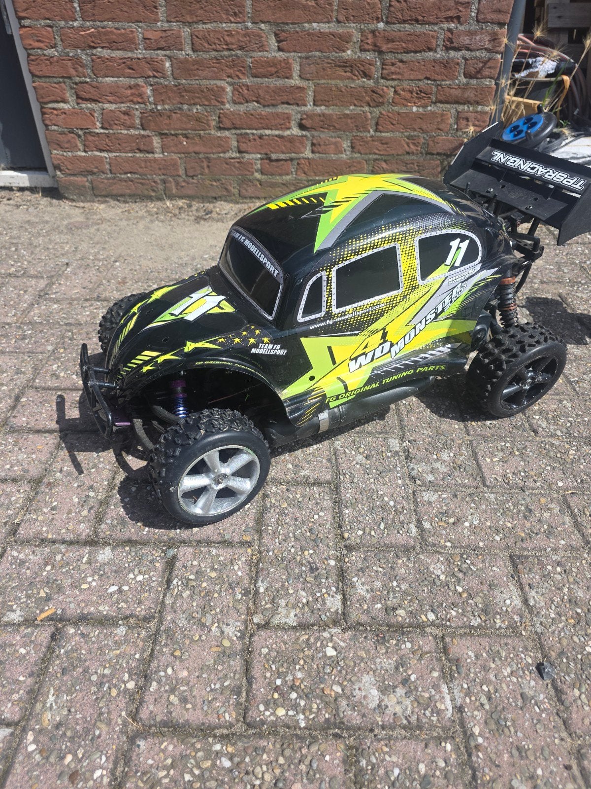 Grote Monster Buggy 1:6 met 26cc motor en extra's, Ophalen of Verzenden