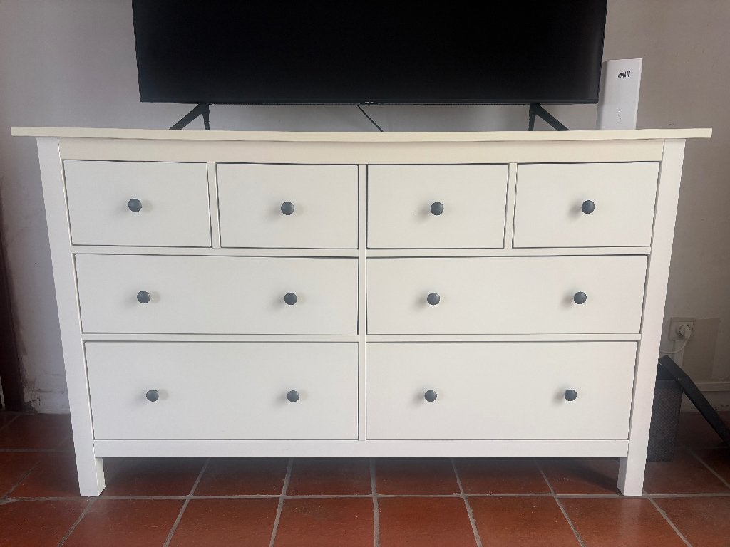 Hemnes ladekast (8 lades), Huis en Inrichting, Kasten | Ladekasten, Ophalen, Gebruikt, 5 laden of meer, 150 tot 200 cm